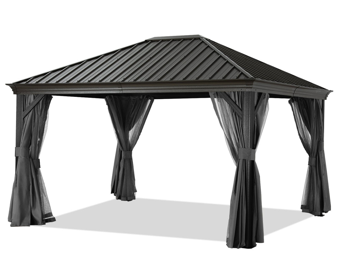 Hardtop Gazebo - Outdoor permanent gazebo and Netting