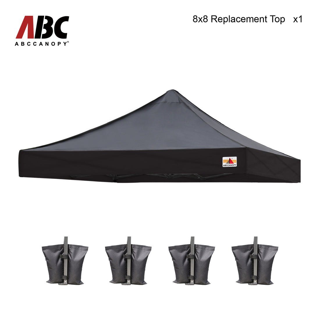 Top cover for 8x8 canopy(4 extra weight bags)