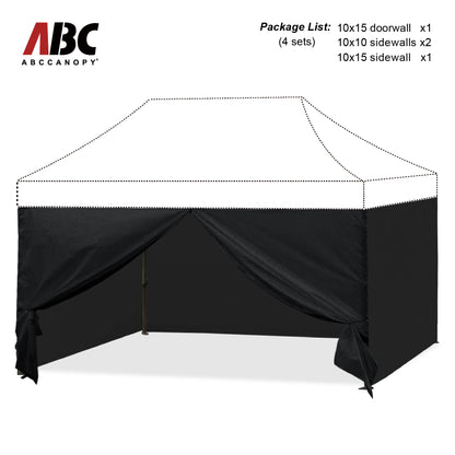 ABCCANOPY Sidewall Walls (4 Walls Only)