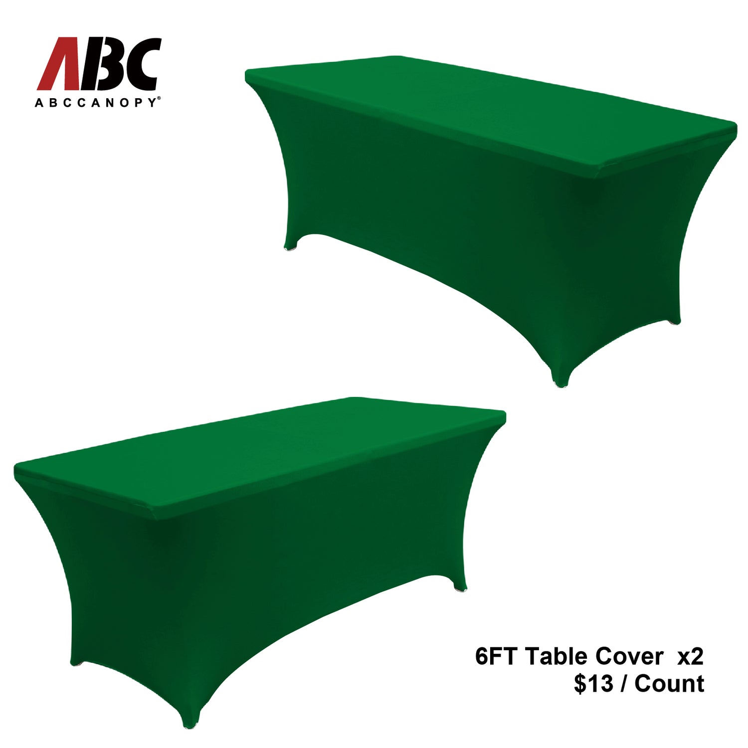 Spandex Tablecloths for Home Rectangular Table (2pc)