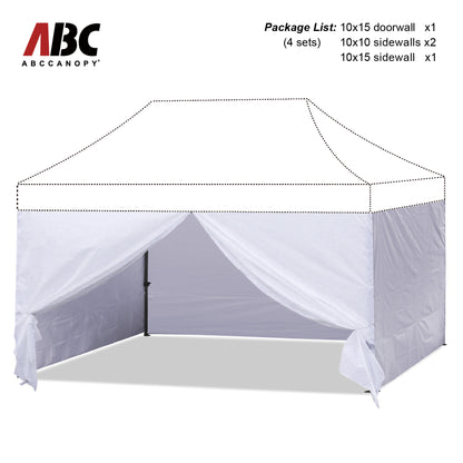 ABCCANOPY Sidewall Walls (4 Walls Only)