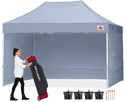 S1 Commercial Pop Up Canopy with Sidewalls 8x8/8x12/8x16