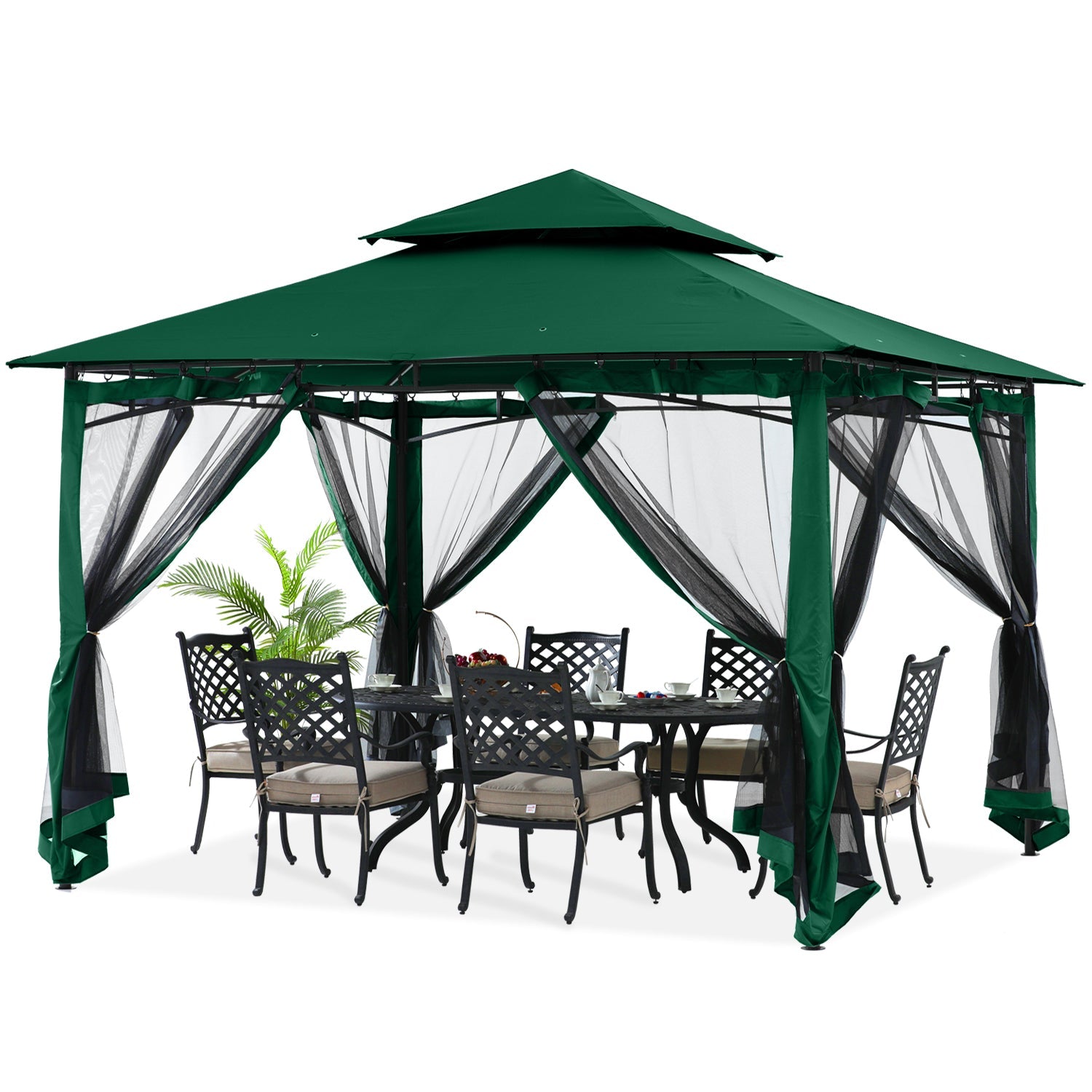 9x9/11x11/10x12 Patio Gazebo(Mesh Wall)