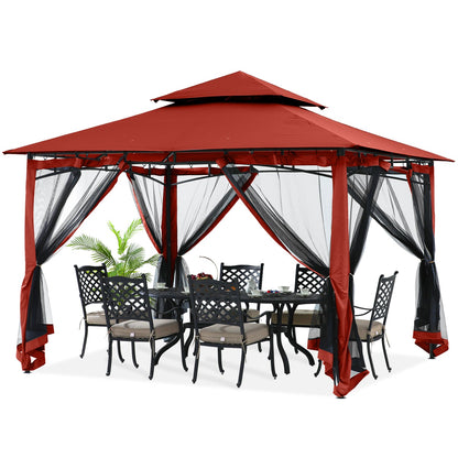 9x9/11x11/10x12 Patio Gazebo(Mesh Wall)