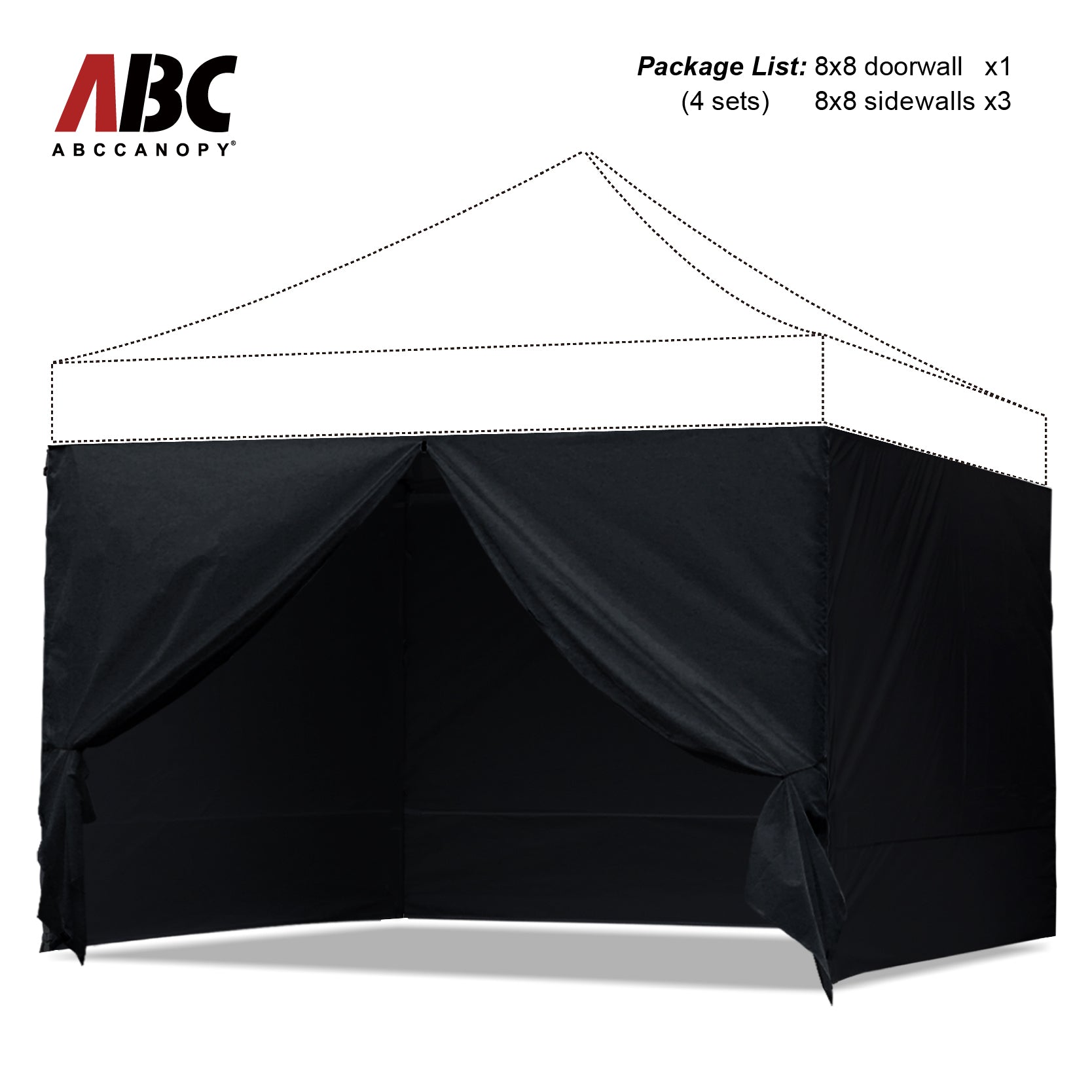 ABCCANOPY Sidewall Walls (4 Walls Only)