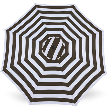 9FT Patterned Replacement Top for Outdoor Umbrella 8 Ribs