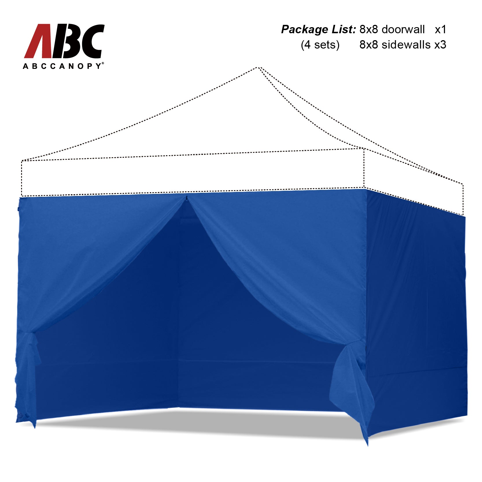 ABCCANOPY Sidewall Walls (4 Walls Only)