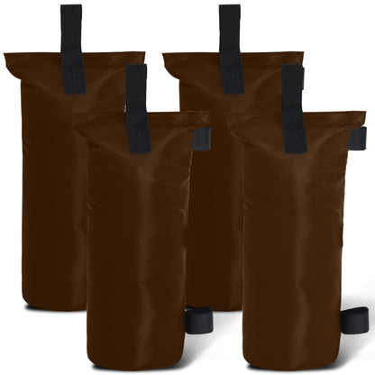 100LBS/112LBS/150LBS Extra Large Canopy Sand Bags, 4-Packs (Without Sand)