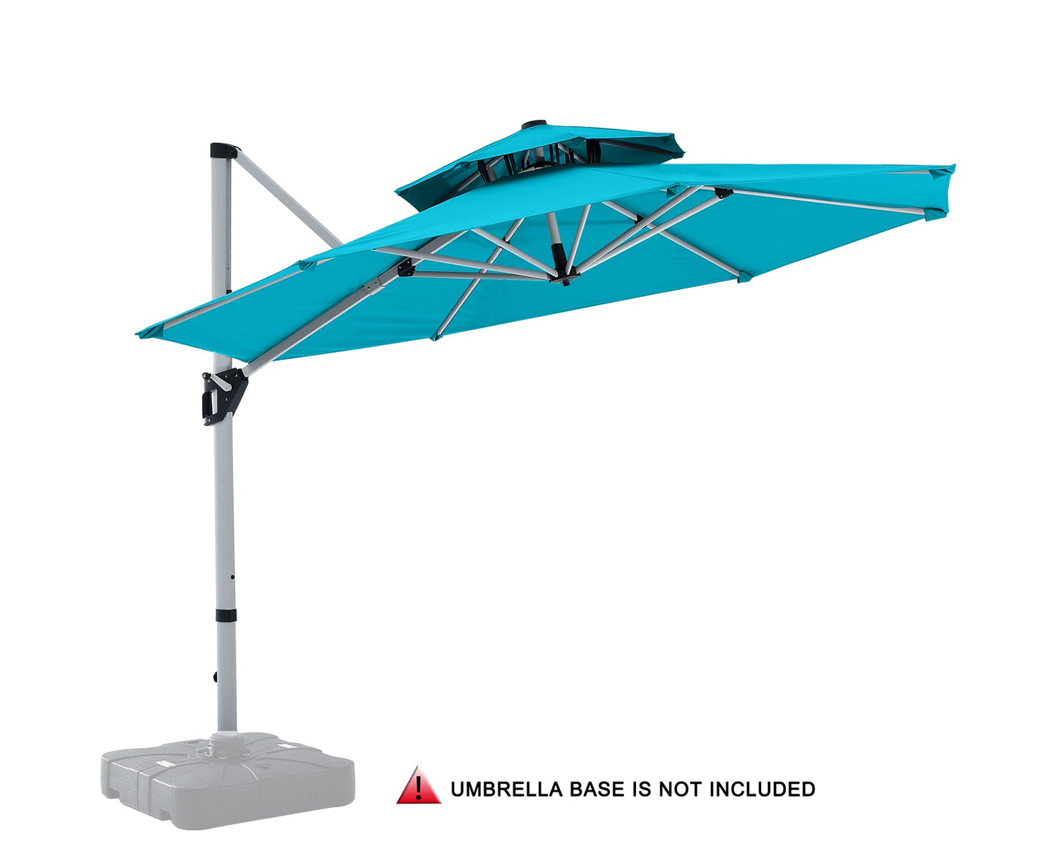 Cantilever Patio Umbrella Double Top Round Umbrella