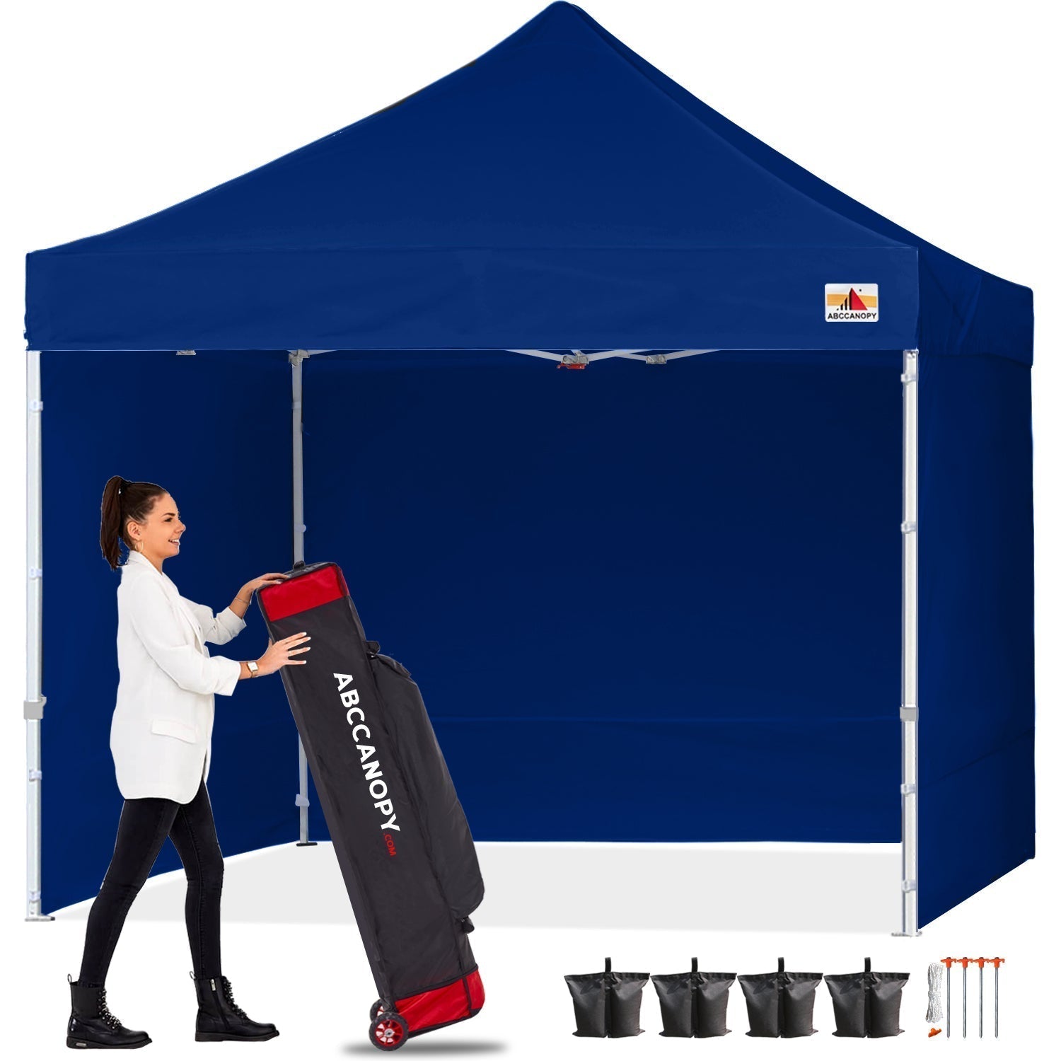 S1 Commercial Pop Up Canopy with Sidewalls 8x8/8x12/8x16