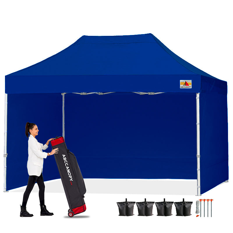 S1 Commercial Pop Up Canopy with Sidewalls 8x8/8x12/8x16