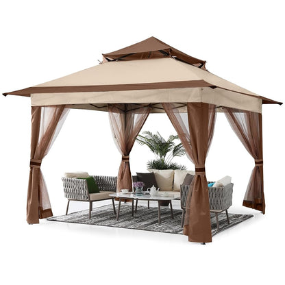 11x11/13x13 Patio Gazebo with Mosquito Netting