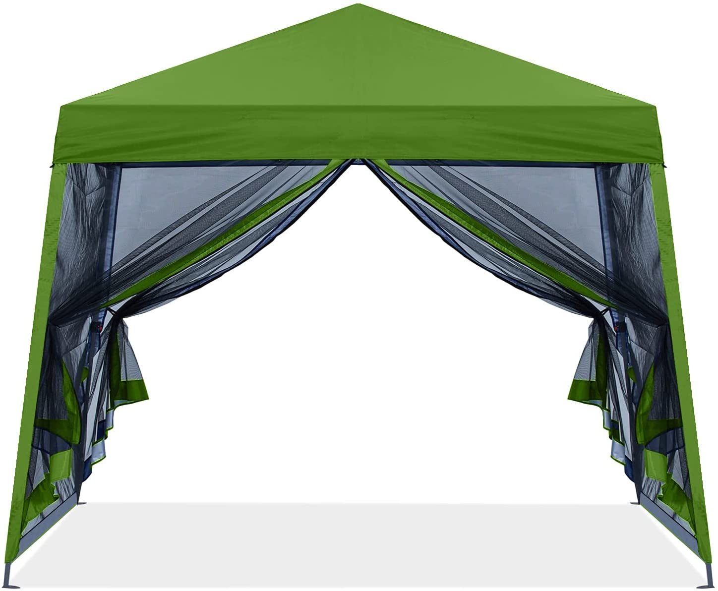 Outdoor Slant 10x10/12x12 Canopy Tent (Mesh Wall)