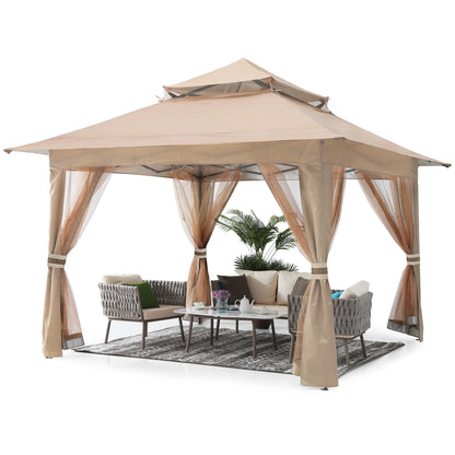 11x11/13x13 Patio Gazebo with Mosquito Netting