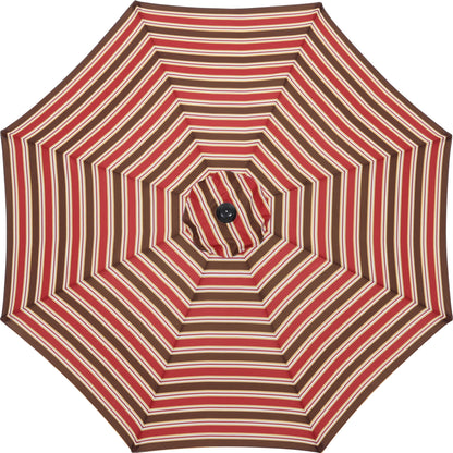 9FT Patterned Replacement Top for Outdoor Umbrella 8 Ribs