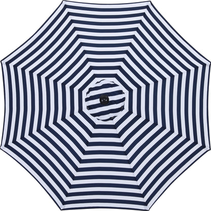 9FT Patterned Replacement Top for Outdoor Umbrella 8 Ribs