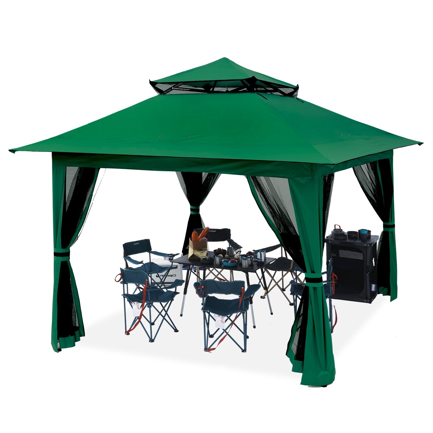 13x13 Patio Gazebo with Mosquito Netting