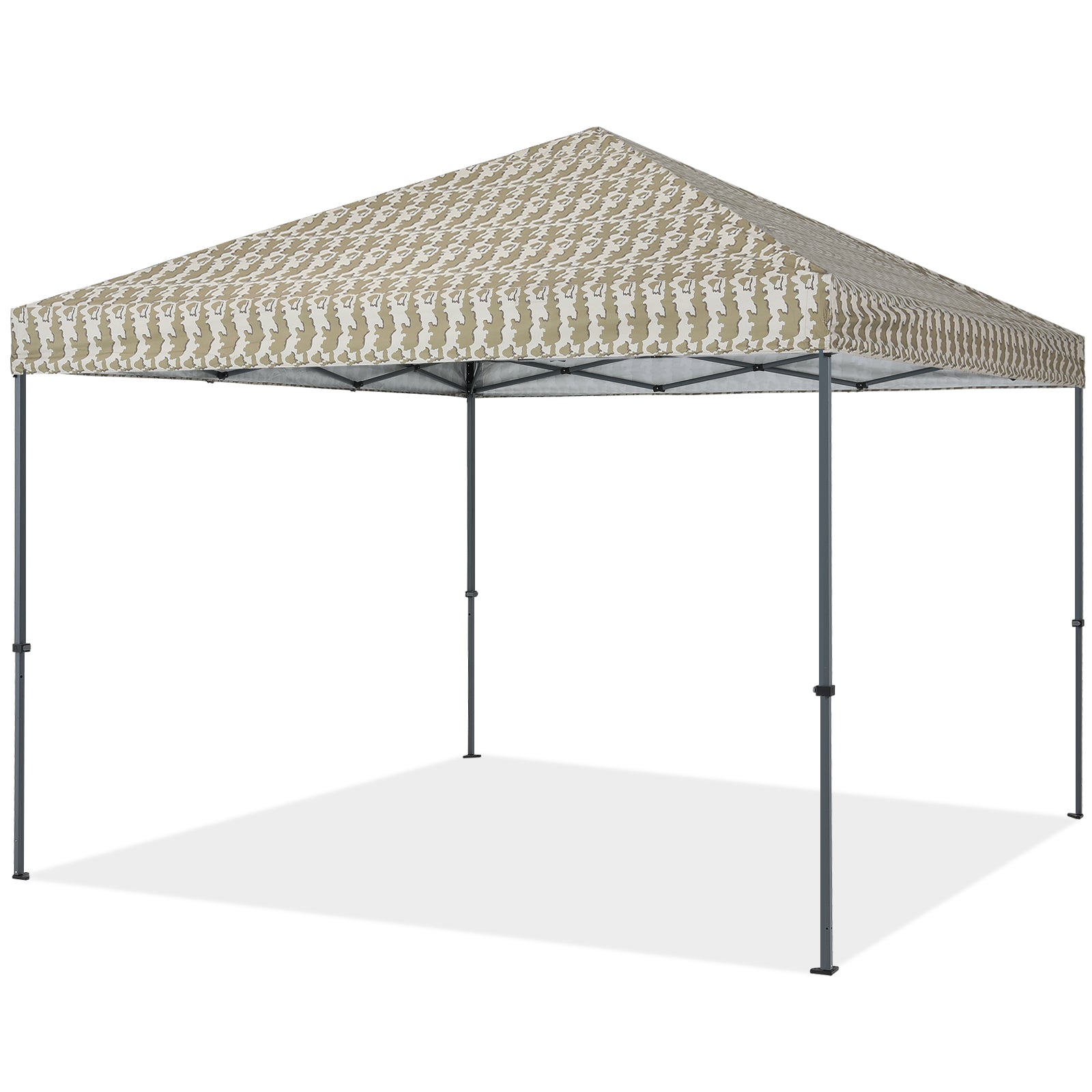 10x10FT Outdoor Easy Pop up Canopy Tent With Graphic Print