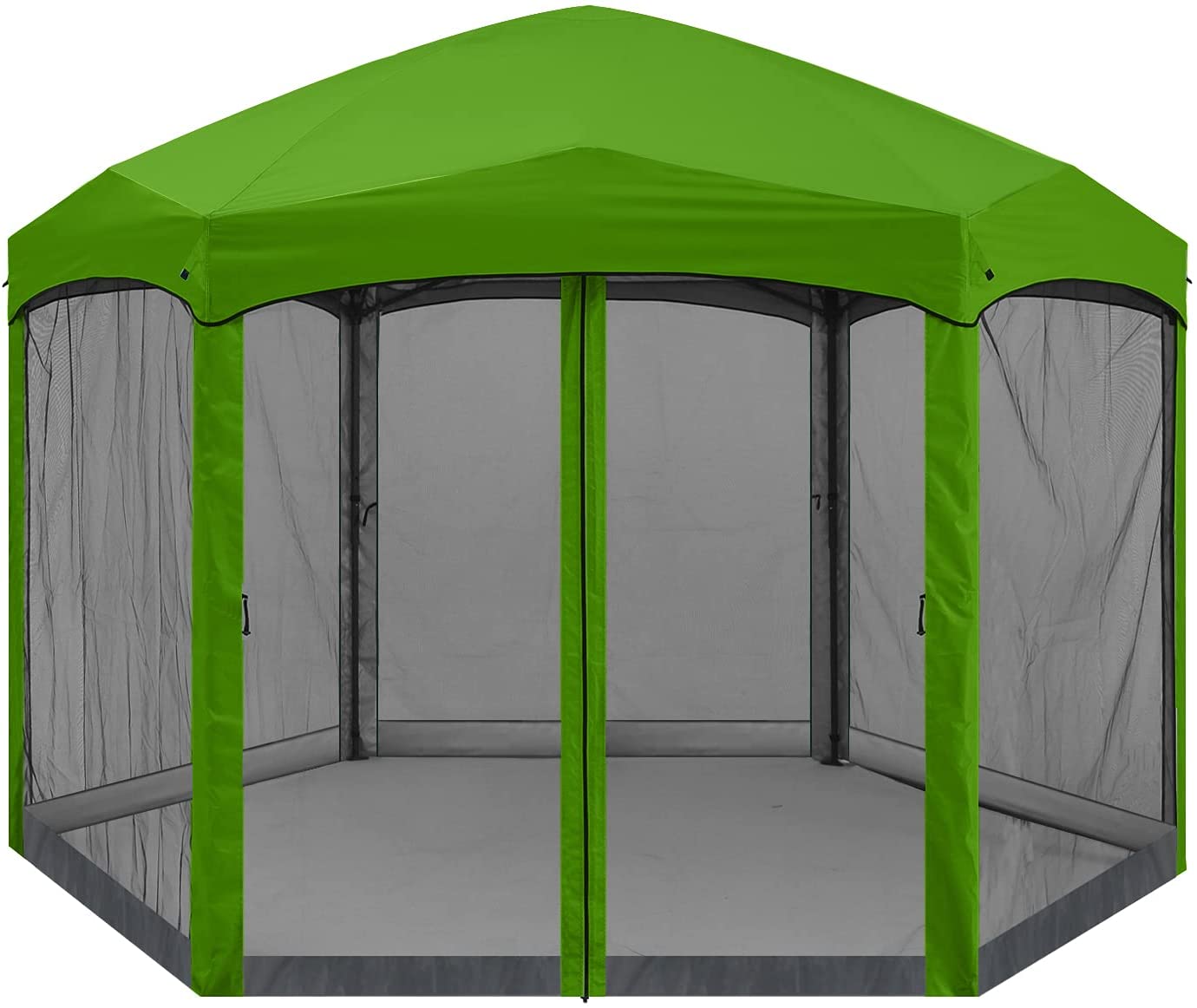 6 Sided Instant Screened Gazebo Outdoor Screen House Room