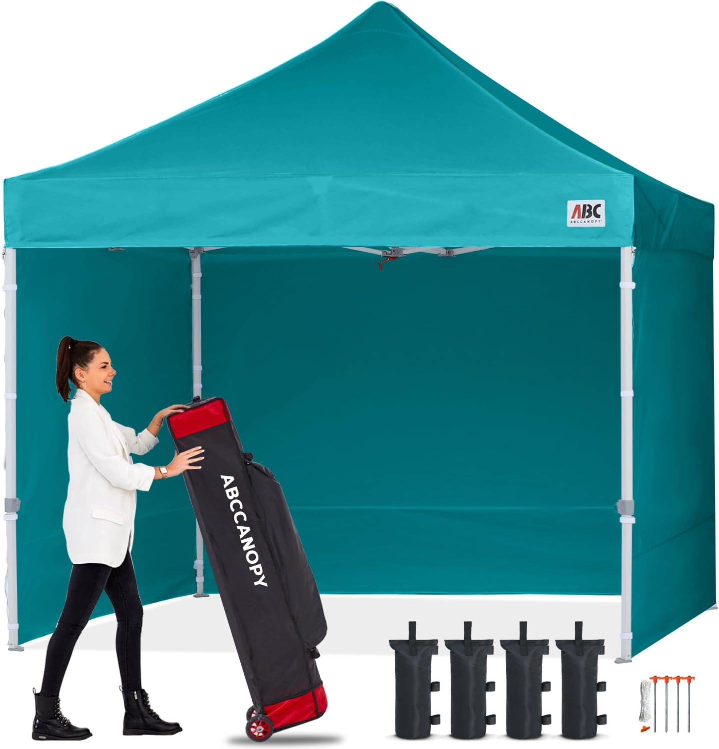 S1 Commercial Pop Up Canopy with Sidewalls 8x8/8x12/8x16