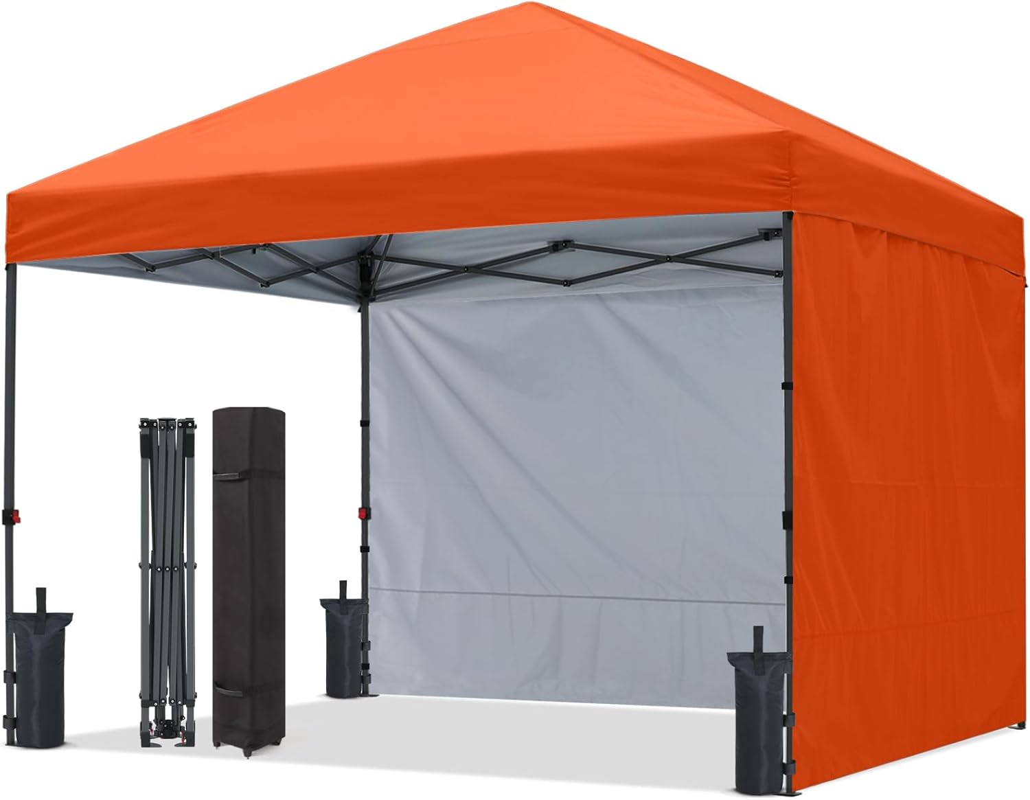 Outdoor Easy Pop up Canopy Tent(2 Sun Walls)