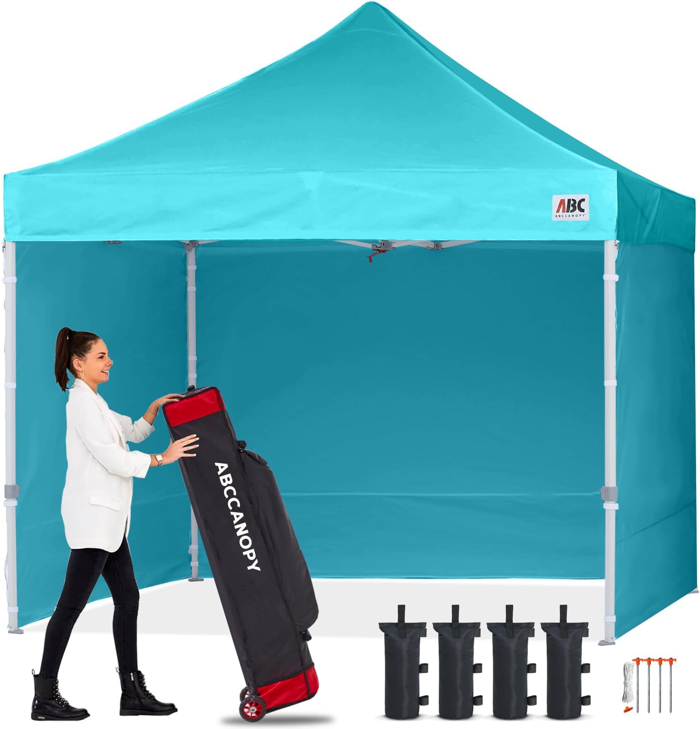 S1 Commercial Pop Up Canopy with Sidewalls 8x8/8x12/8x16