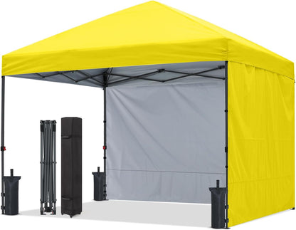 Outdoor Easy Pop up Canopy Tent(2 Sun Walls)