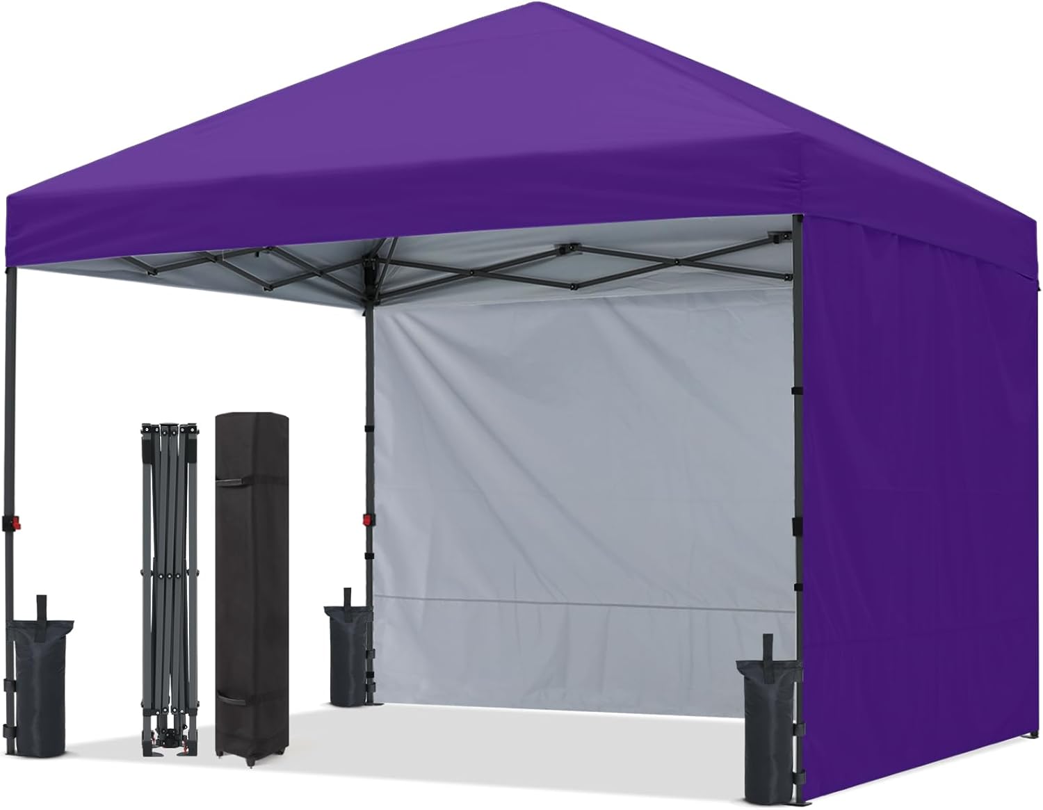 Outdoor Easy Pop up Canopy Tent(2 Sun Walls)