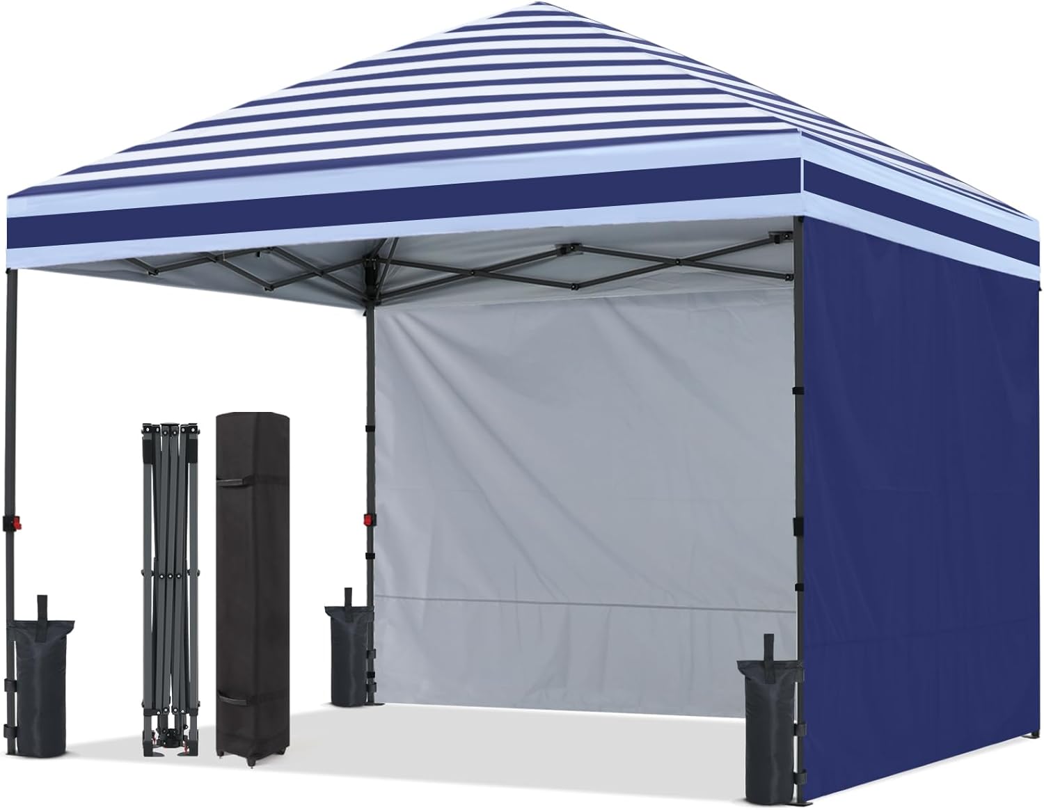 Outdoor Easy Pop up Canopy Tent(2 Sun Walls)