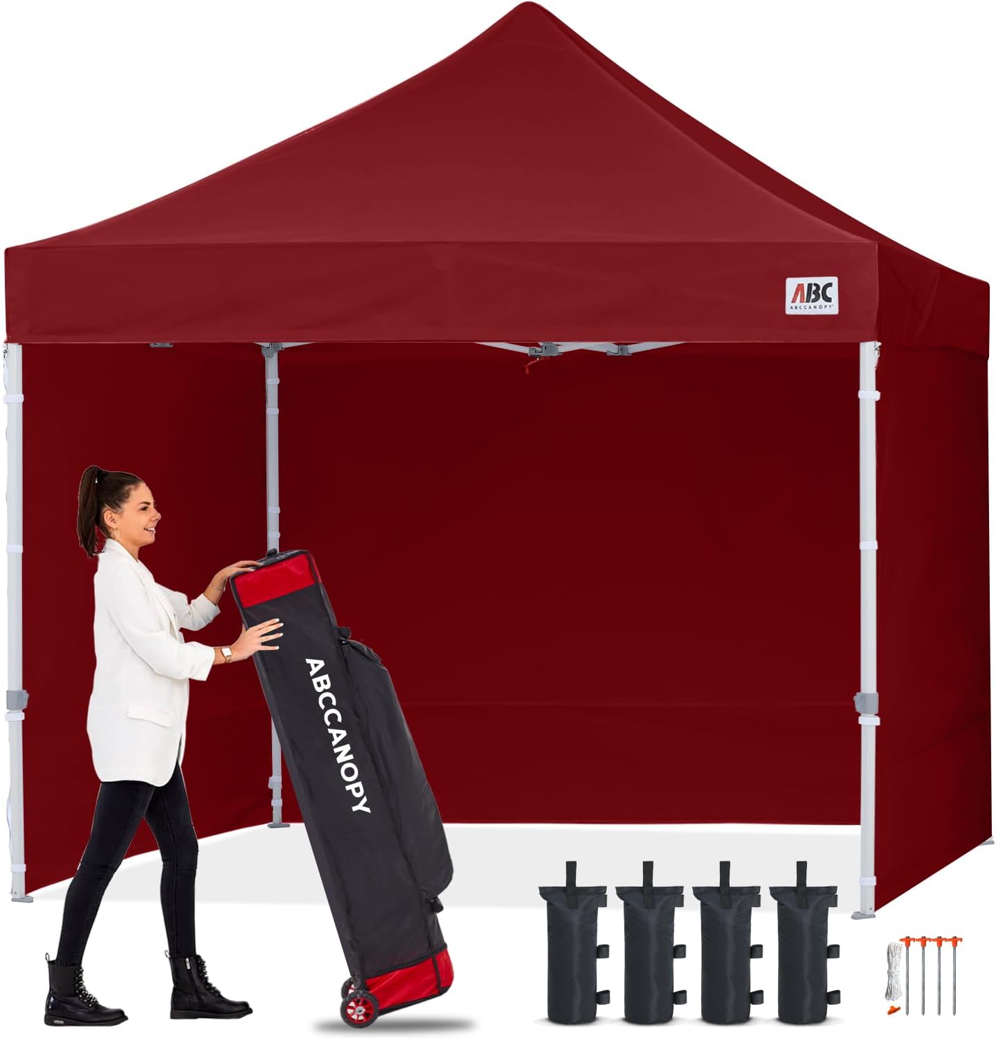 S1 Commercial Pop Up Canopy with Sidewalls 8x8/8x12/8x16