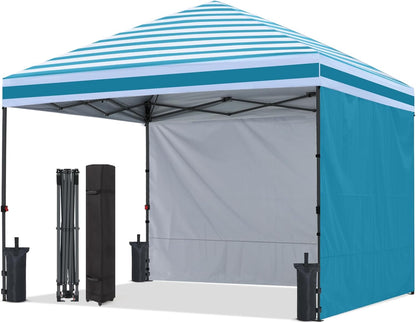 Outdoor Easy Pop up Canopy Tent(2 Sun Walls)