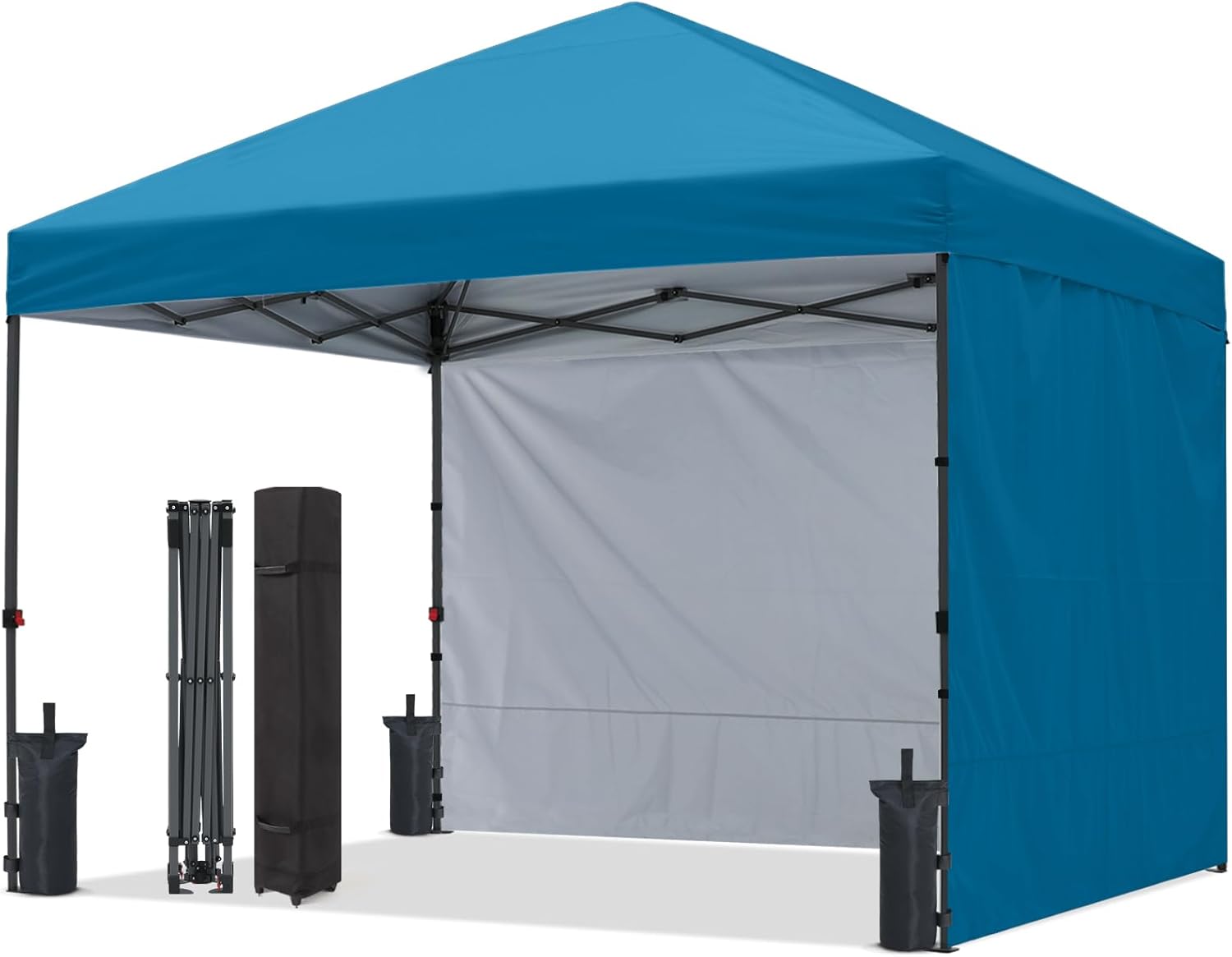 Outdoor Easy Pop up Canopy Tent(2 Sun Walls)