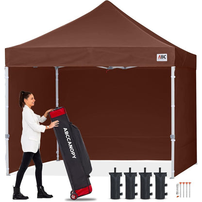 S1 Commercial Pop Up Canopy with Sidewalls 8x8/8x12/8x16