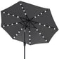 Patio Solar Umbrella Outdoor with 32LED Lights