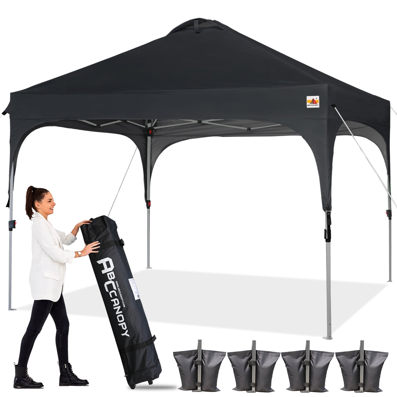 Compact 10x10 Pop-up Beach Canopy