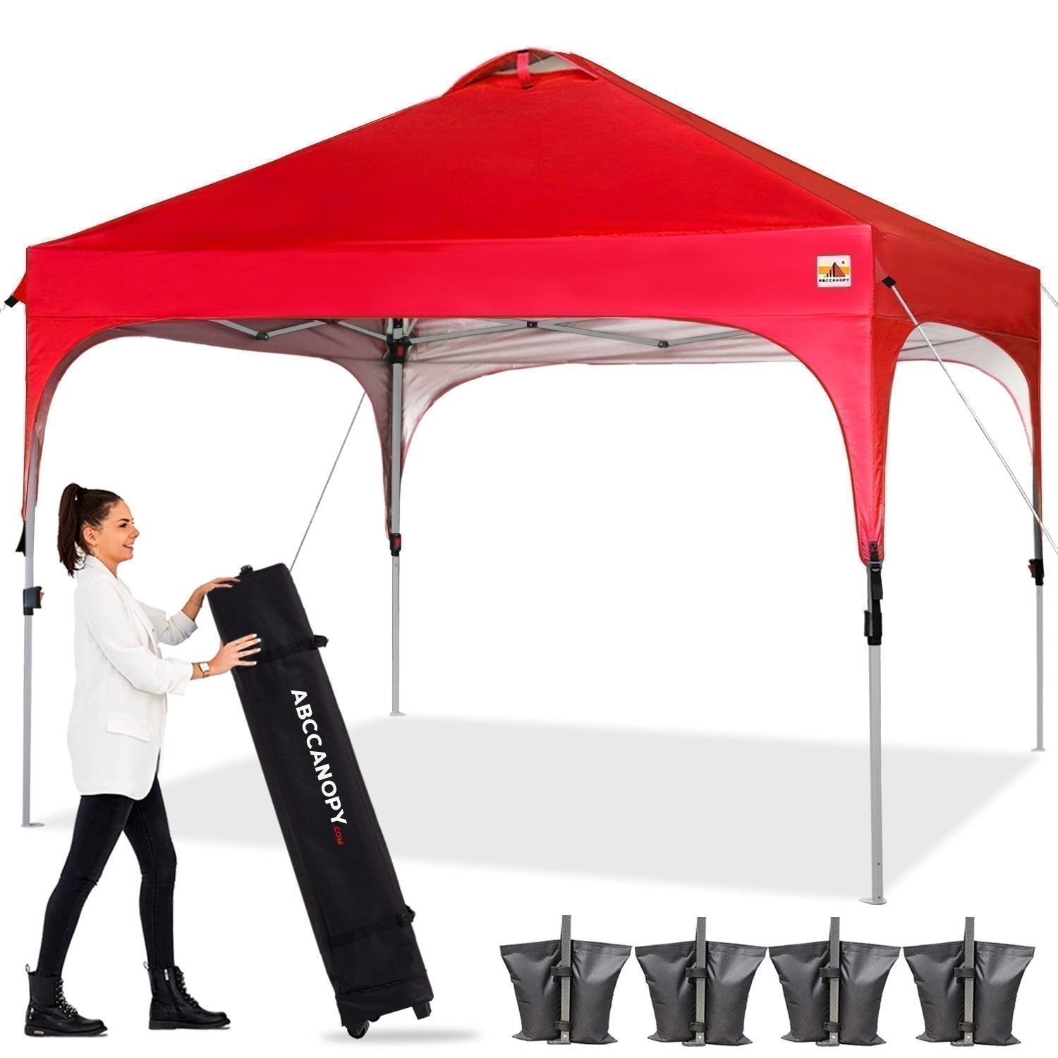 Compact 10x10 Pop-up Beach Canopy