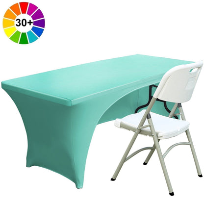 Spandex Table Cover Fitted Polyester Tablecloth（Incomplete encirclement）