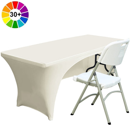 Spandex Table Cover Fitted Polyester Tablecloth（Incomplete encirclement）