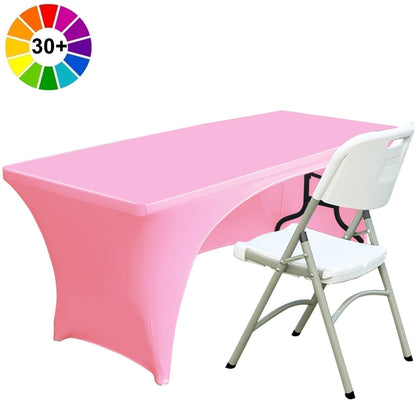 Spandex Table Cover Fitted Polyester Tablecloth（Incomplete encirclement）