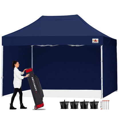 S1 Commercial Pop Up Canopy with Sidewalls 8x8/8x12/8x16