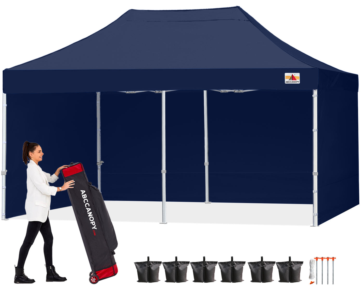 S1 Commercial Pop Up Canopy with Sidewalls 8x8/8x12/8x16